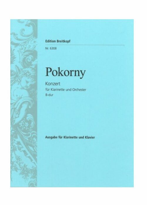 POKORNY : CONCERTO PER CLARINETTO E PIANOFORTE IN B-dur 6308