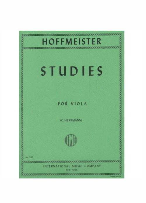 HOFFMEISTER : STUDIES FOR VIOLA   IMC 785