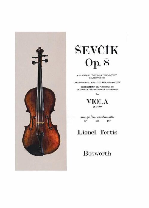 SEVCIK : CHANGES OF POSITION & PREPARATORY SCALE STUDIES OP.8 per viola