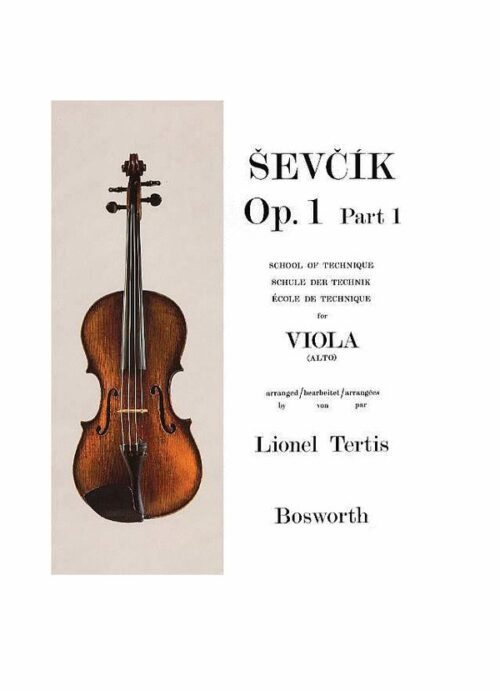 SEVCIK : SCHOOL OF TECHNIQUE OP. PARTE 1 per viola