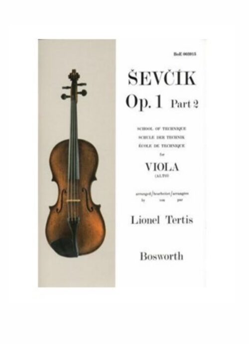 SEVCIK : SCHOOL OF TECHNIQUE OP. PART 2 per viola
