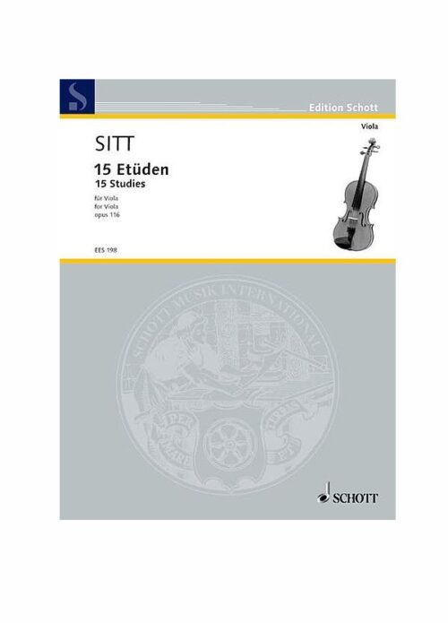 SITT : 15 STUDI OP.116 PER VIOLA    SCHOTT EES198