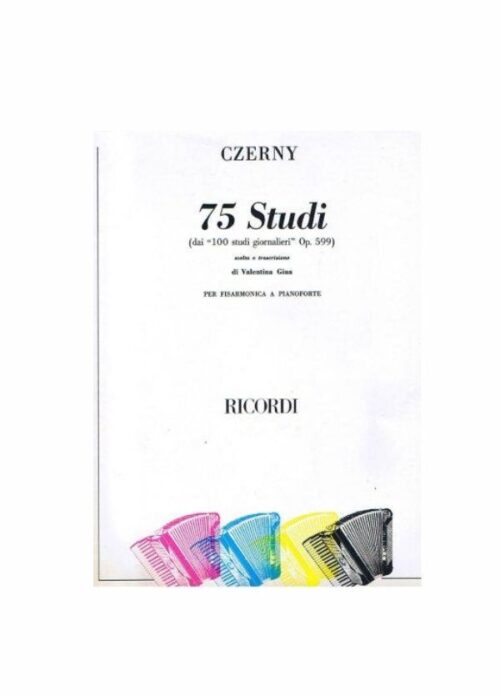 Czerny 75 Studi per fisarmonica Ed. Ricordi 126417