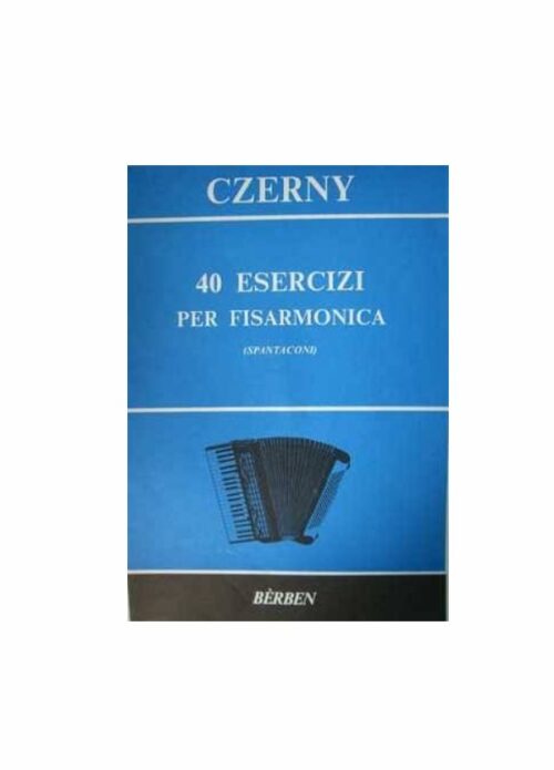 CZERNY 40 esercizi per fisarmonica Ed Berben Eb1691