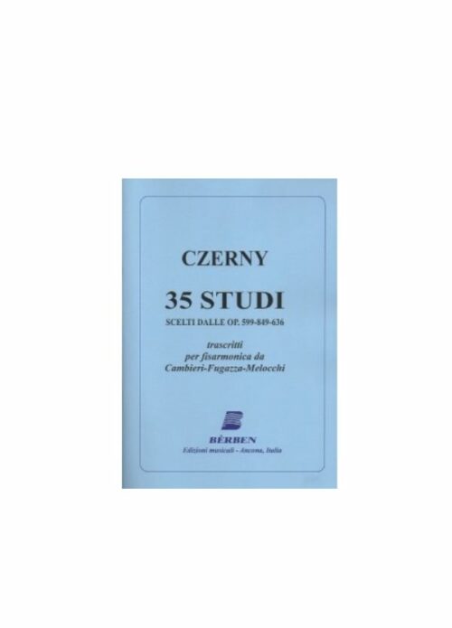 Czerny 35 studi scelti dalle op. 599-849-636 per Fisarmonica Ed. Berben Eb418