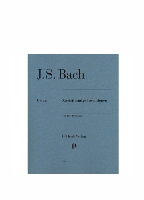 Bach Invenzioni a due voci (Two part inventions) Urtext Ed. Henle Verlag