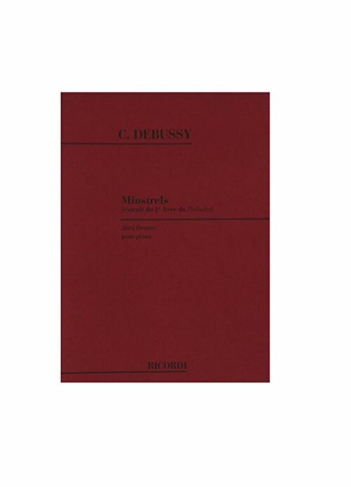 DEBUSSY : MINSTRELS per pianoforte RICORDI 132224