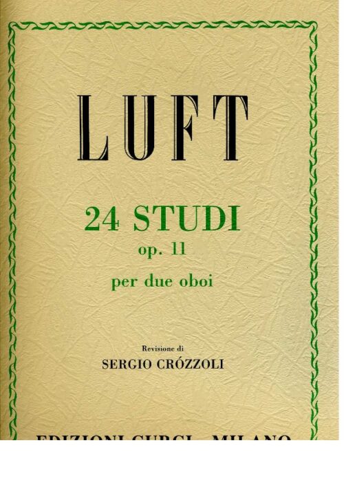 LUFT : 24 STUDI OP.11 PER DUE OBOI   Curci ec10640