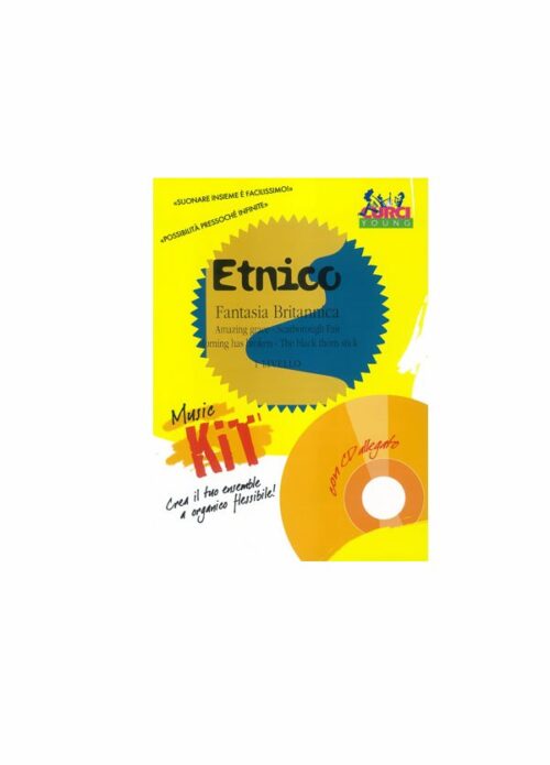 Etnico Fantasia Britannica Music Kit CD Audio Minus one Ed. Curci Ec 11466