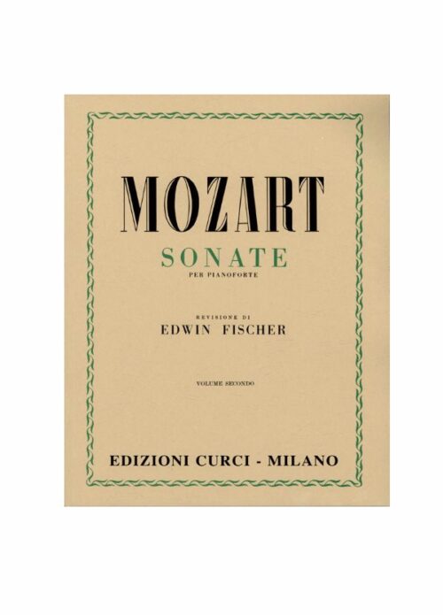 Mozart Sonate Per Pianoforte Volume 2 Ed. Curci Ec 6095