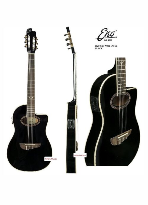 CHITARRA CLASSICA EKO NXT Nylon CW Eq BLACK