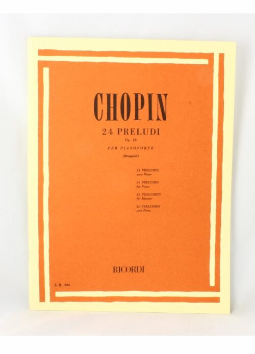 Chopin 24 Preludi Op. 28 Ed. Ricordi Er206