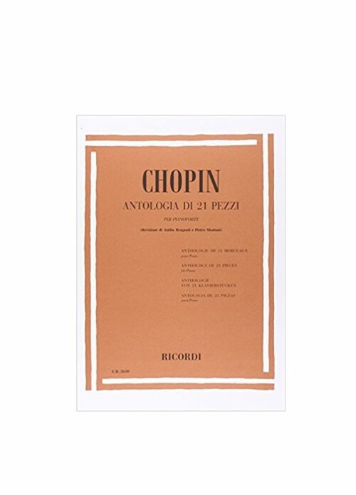Chopin Antologia di 21 Pezzi Ed. Ricordi Er2630