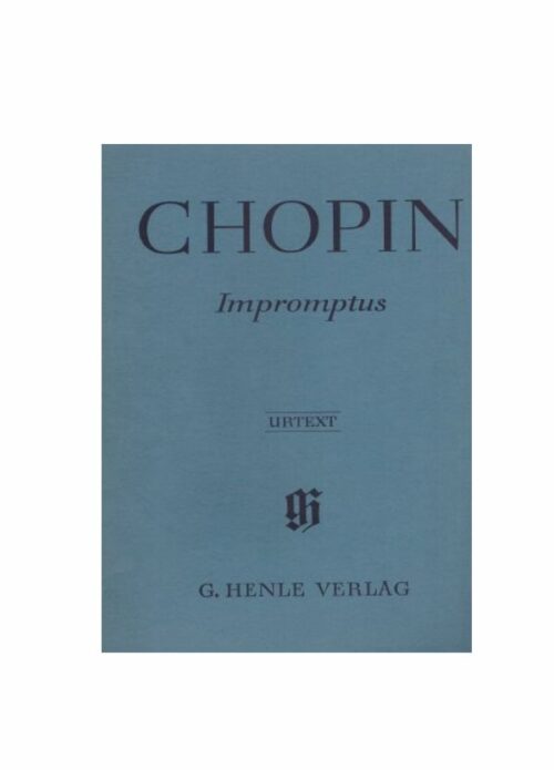 Chopin Improvvisi Urtext Ed. Henle Verlag Hn235