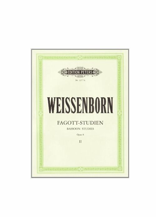 WEISSENBORN : STUDI PER FAGOTTO OP.8 VOLUME 2  PETERS  P-2277B