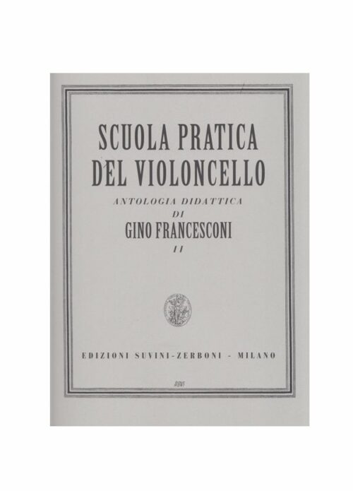 Francesconi : scuola pratica del violoncello parte 2  SZ4023B