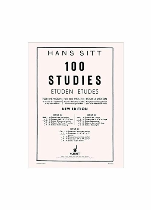 SITT : 100 STUDI OP.32 VOL. 2 per violino SCHOTT EES122