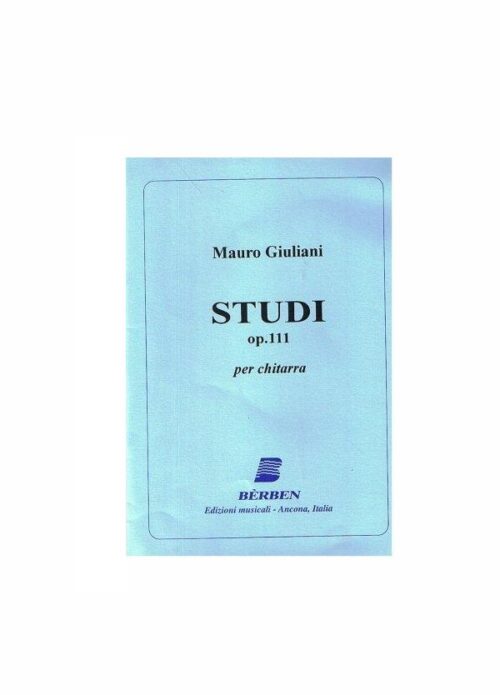 GIULIANI : STUDI OP.111 per chitarra BERBEN EB1333