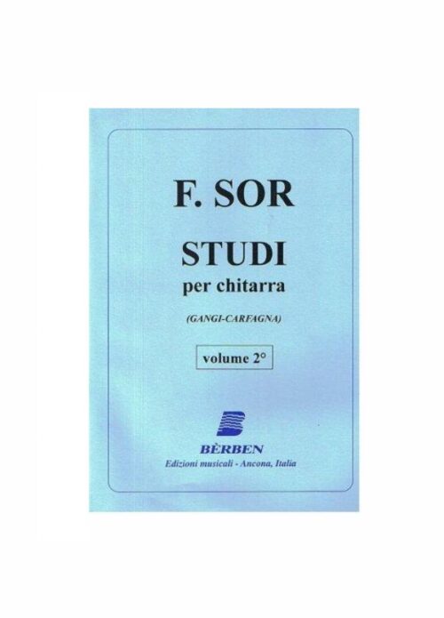 SOR : STUDI PER CHITARRA VOLUME 2 BERBEN EB1368