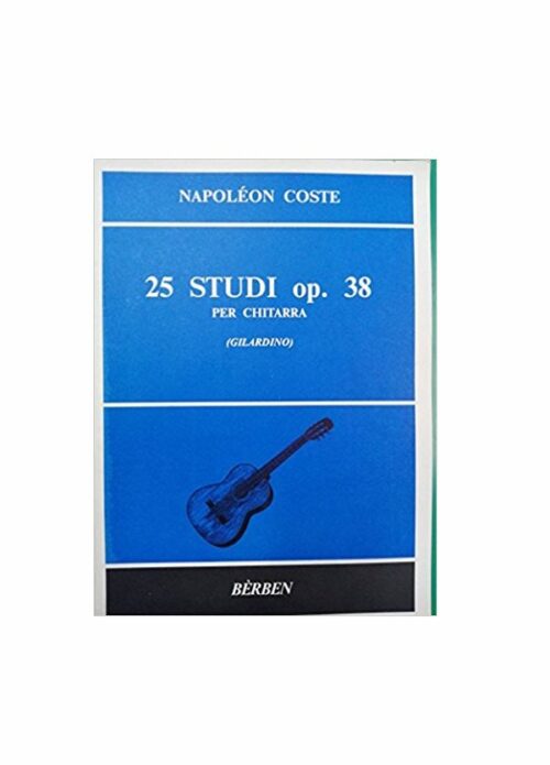 COSTE : 25 STUDI per chitarra OP.38 BERBEN EB1371
