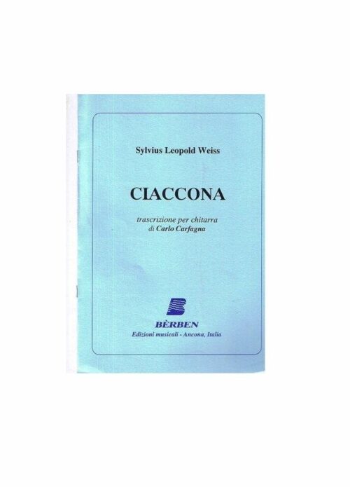 WEISS : CIACCONA per chitarra BERBEN EB1933