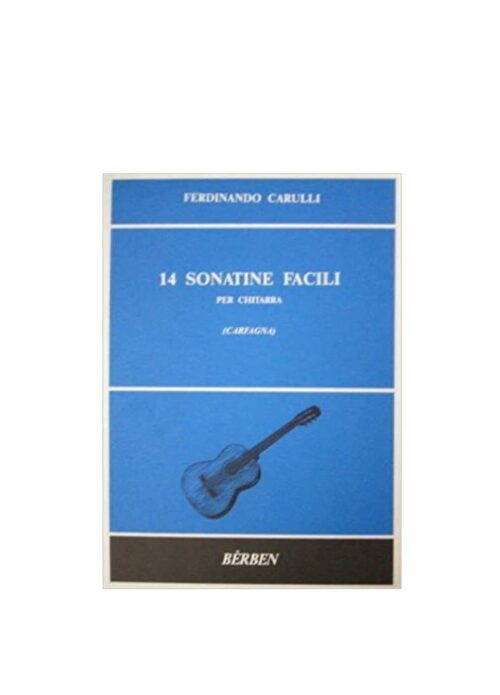 CARULLI : 14 SONATINE FACILI per chitarra BERBEN EB1953