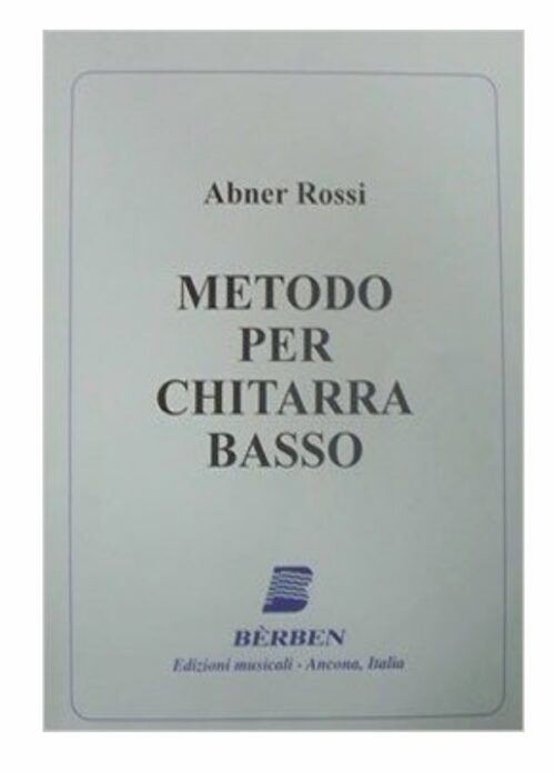 ROSSI : METODO PER CHITARRA BASSO BERBEN EB534
