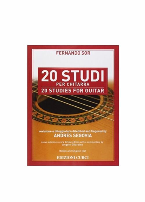 SOR : 20 STUDI per chitarra revisore SEGOVIA CURCI EC6478