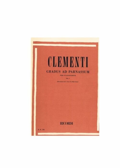 Clementi Gradus ad Parnassum 100 studi Vol. 1 Edizione Ricordi Er136