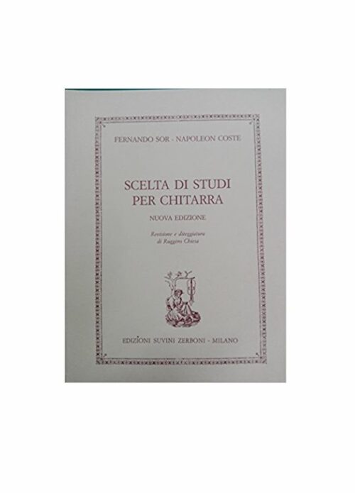 SOR COSTE : SCELTA DI STUDI per chitarra SUVINI ZERBONI