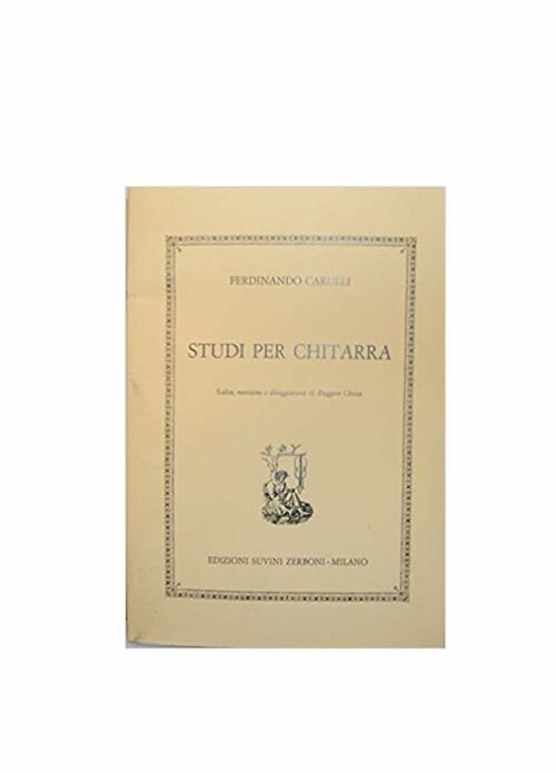 CARULLI : STUDI per chitarra SUVINI ZERBONI