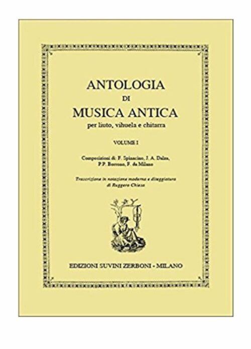ANTOLOGIA DI MUSICA ANTICA VOLUME 1 per chitarra SUVINI ZERBONI