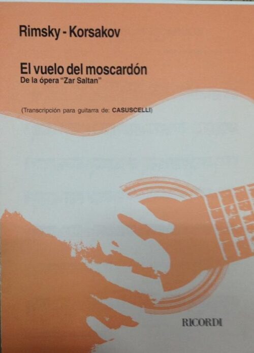 RIMSKY KORSAKOV : IL VOLO DEL CALABRONE per chitarra Ricordi ba9659