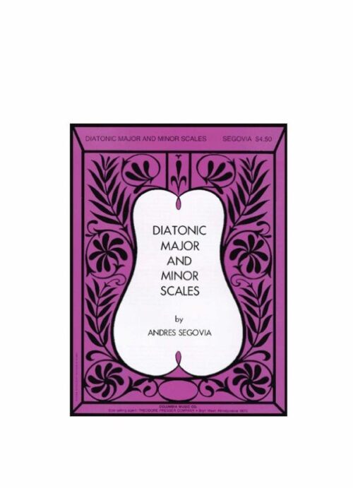 SEGOVIA : DIATONIC MAJOR AND MINOR SCALE per chitarra