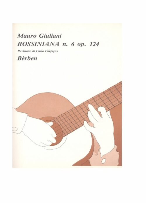 GIULIANI : ROSSINIANA N.6 OP.124 per chitarra BERBEN EB2411