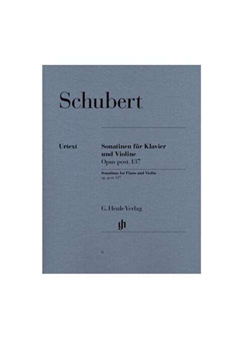 SCHUBERT : SONATINE PER PIANO E VIOLINO OP.137 HENLE VERLAG HV6