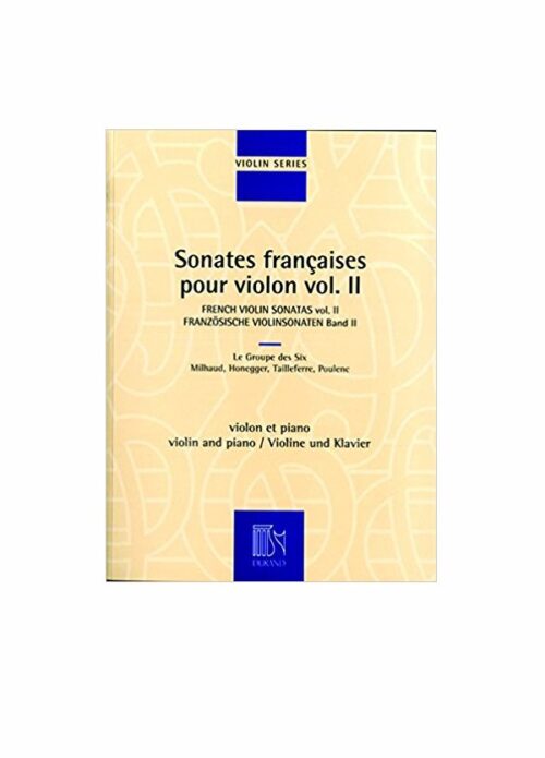 Sonate francesi per violino e piano volume 2 DURAND DF15791