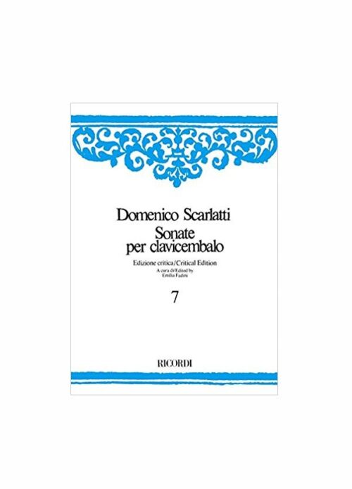 SCARLATTI : SONATE VOLUME 7 per clavicembalo RICORDI ER2755
