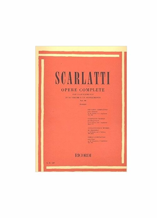 SCARLATTI : OPERE COMPLETE PER CLAVICEMBALO VOLUME 7 RICORDI ER547