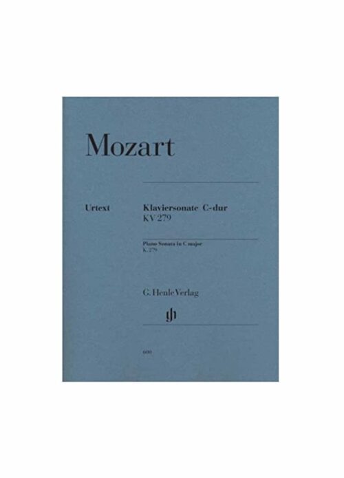 MOZART sonata do maggiore KV 279 per pianoforte URTEX HENLE VERLAG HV600