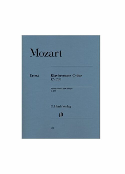 MOZART : KLAVIERSONATE IN G MAJOR KV 283 per pianoforte URTEX HENLE VERLAG HV601