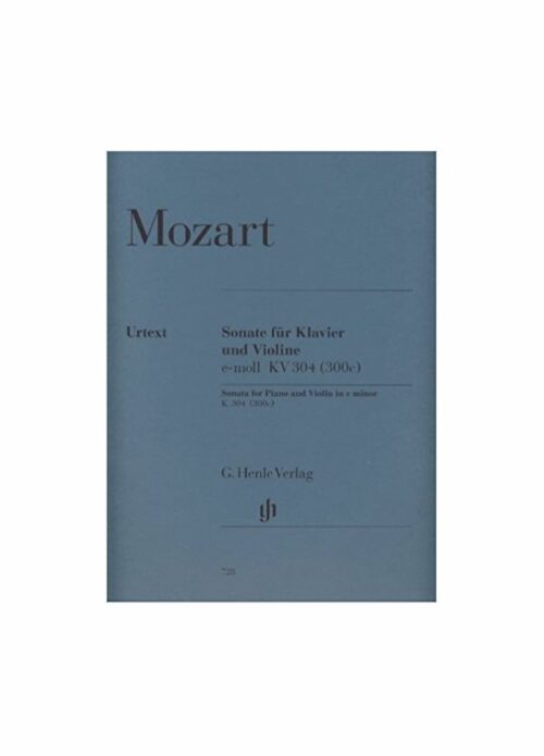 MOZART : SONATA IN MI MINORE KV 304 per violino e pianoforte HENLE VERLAG HV728