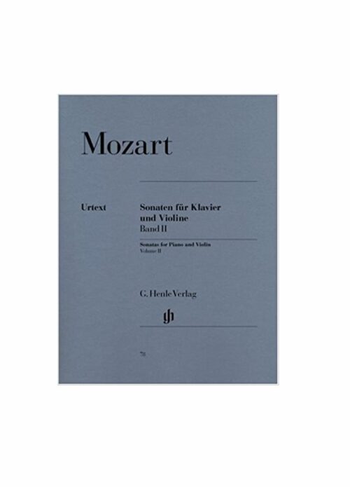 Mozart : Sonate Per Violino e Piano Vol. 2 Urtext Ed. Henle Verlag HN78
