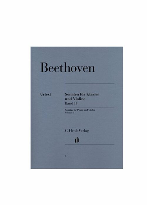 BEETHOVEN : SONATE per pianoforte e violino VOLUME 2 HENLE VERLAG HV8