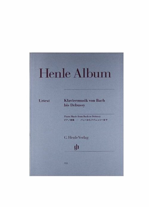 AA.VV. : HENLE ALBUM musiche per pianoforte da Bach a Debussy HV951