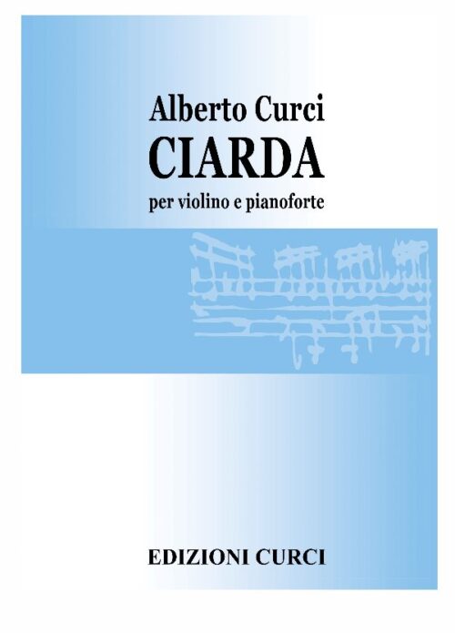 CURCI : CIARDA per violino e pianoforte CURCI EC2932