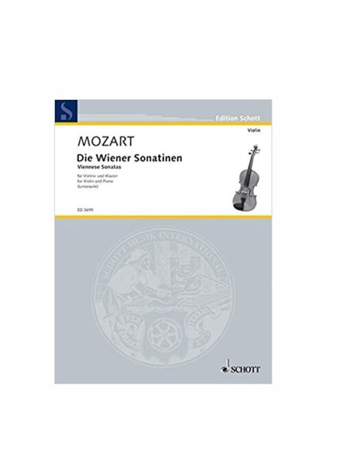 MOZART : SONATINE VIENNESI per violino e piano SCHOTT ED3699
