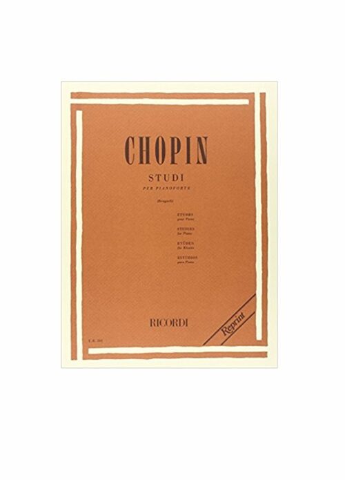 CHOPIN STUDI per pianoforte RICORDI ER201