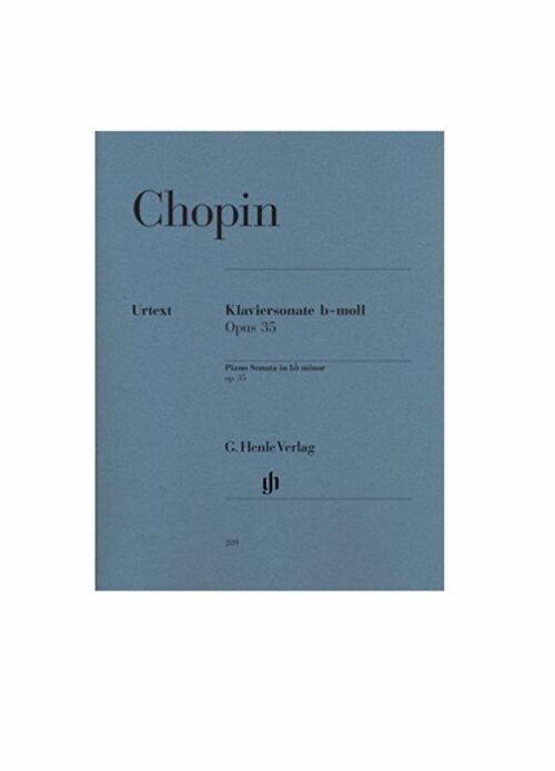 CHOPIN : SONATA OP.35 IN B- MOLL per pianoforte HENLE VERLAG HN289 URTEX