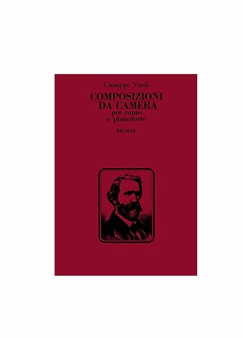 VERDI : COMPOSIZIONI DA CAMERA per soprano e pianoforte RICORDI 123381